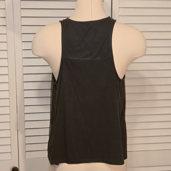 Hollister Sleeveless "Sheer Shelled" Beaded & Jeweled Swing Top - Picture 8 of 16